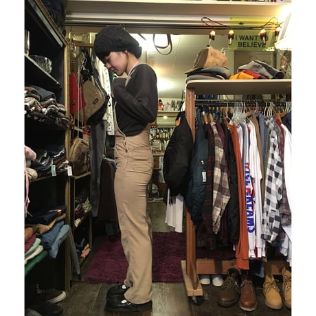 [USED] VINTAGE Leeコーデュロイオーバーオール