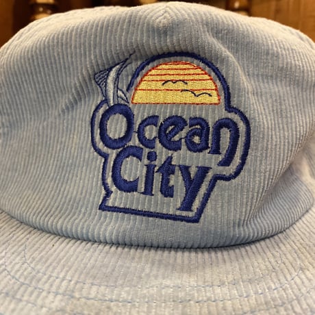 [USED] 80's コーデュロイCAP "Ocean City"