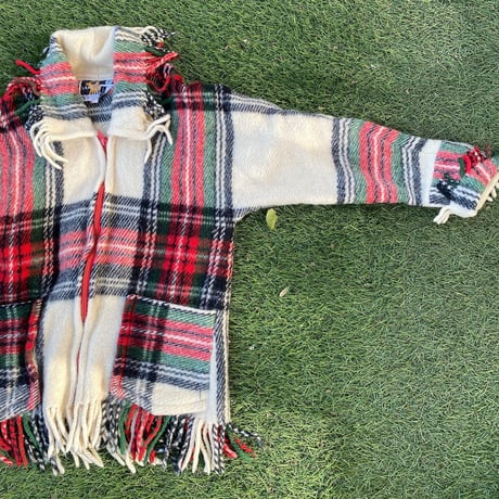 [USED] ブランケットみたいなWOOL JACKET♡