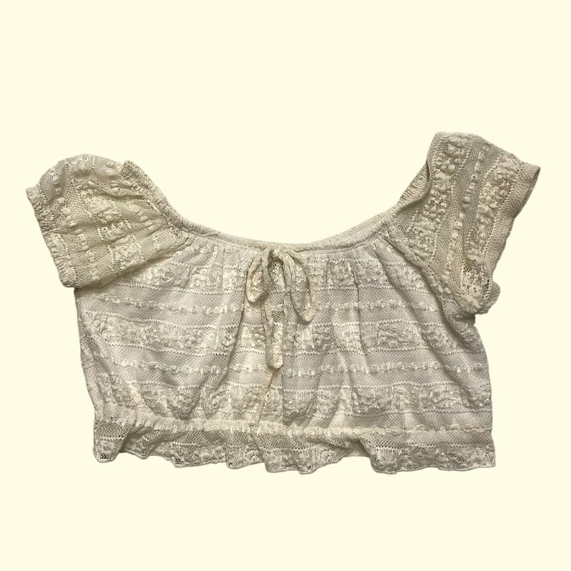 USED]クロップド レースtops | garden730