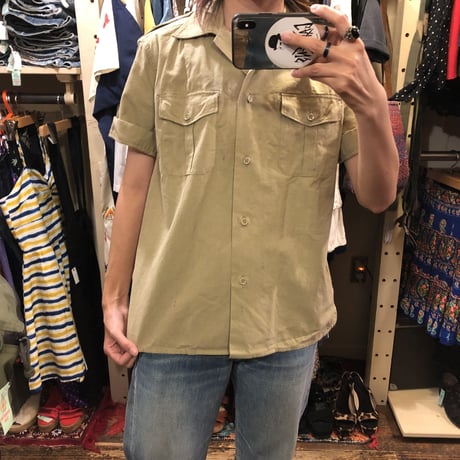 [SELECT] フランス軍 DEADSTOCK CHINOシャツ