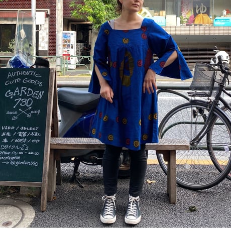 [USED] AFRICAN BATIK ワンピース