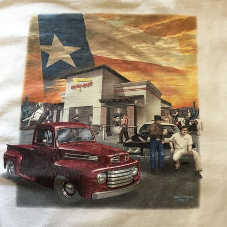 [USED] IN-N-OUT🍔NICE PRINT  Tee