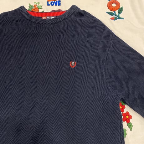 [USED] "CHAPS RALPH LAUREN" COTTON KNIT！