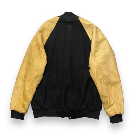 [USED] BLK & CREEM YELLOW レザー スタジャン🟡