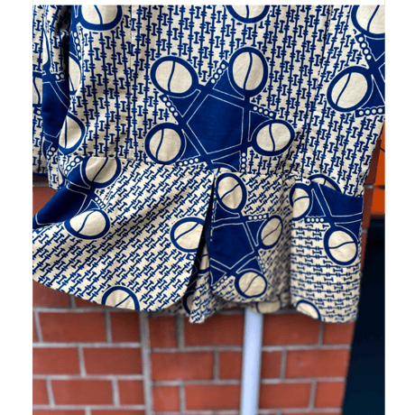[USED] AFRICAN BATIK フリルtops