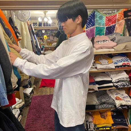 [DEAD STOCK] FRANCE POLICE モックネック ロンTee