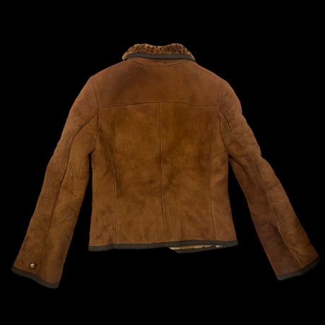 [USED] ヒョウ柄ムートンJKT