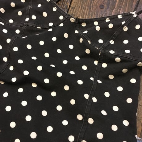 [USED] DOT柄ボディースーツ