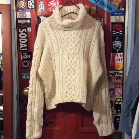 [USED]WOOL ケーブルニット
