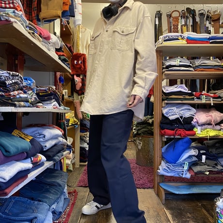 [USED] Eddie Bauer Sorid ネルシャツ