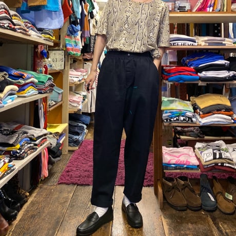 [USED] BLACK EASY PANTS！