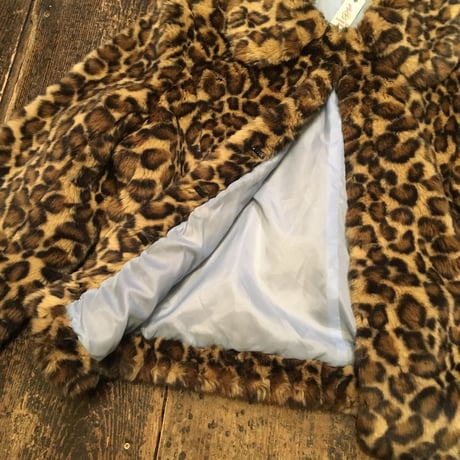 [USED] FAKE レオパード柄コート