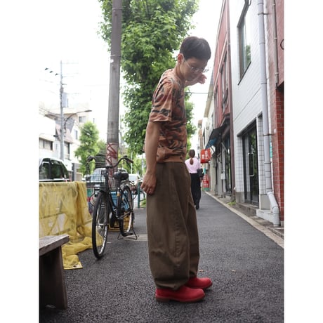 [USED] WIDE KHAKI PANTS  size:33×31