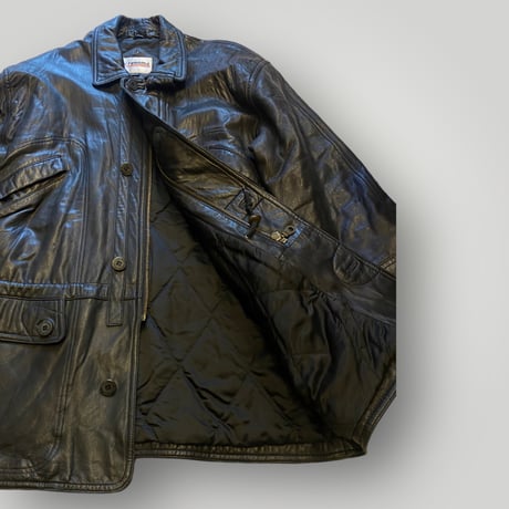 [USED] renoma REAL leather CAR COAT
