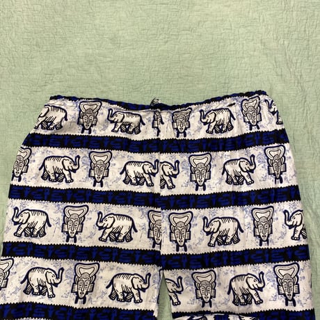 [USED] アフリカンバティック ゾウさんPANTS