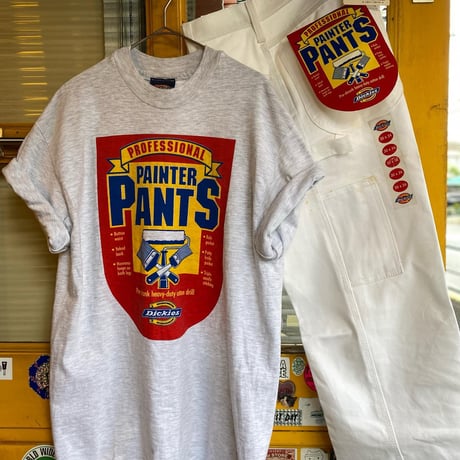 [USED] 90's Dickies "PAINTER "プリントTee