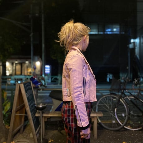 [USED] GARDE-Nworks UKタイプ本革ライダースJKT "PINK"