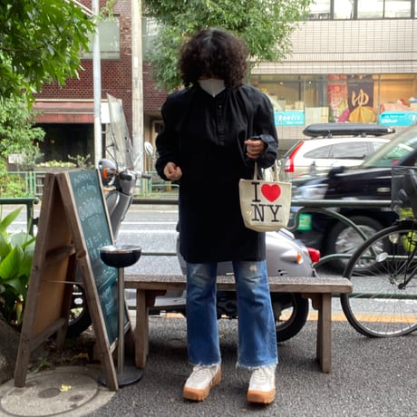 [USED]  I♡NY   PVC素材 HAND BAG