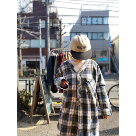 [USED] L.L.BEAN LONG ネルワンピース