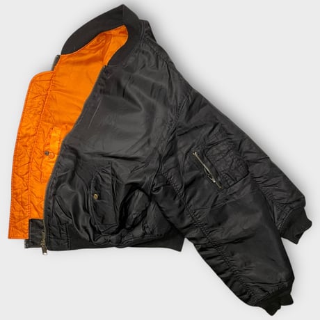 [USED]  ダメージ BLACK MA-1