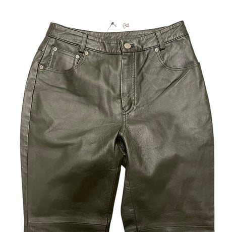 [USED] フレアのReal Leather PANTS