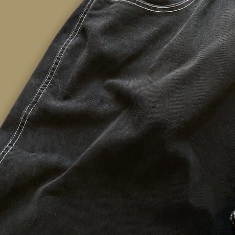 [USED]  made in U.S.A.👣 BLACK OVERALL