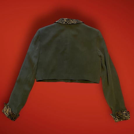[USED] SILK SHORT JACKET♡