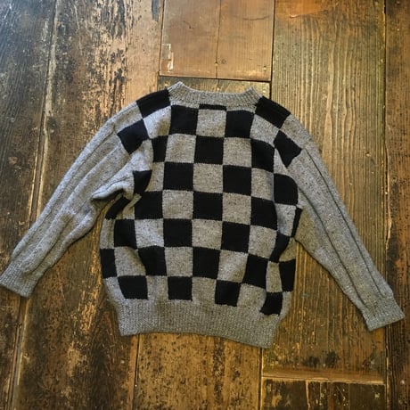 [USED] かわいい！チェッカーニット