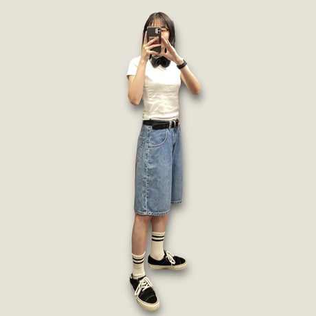 [USED]"SILVER TAB"  DENIM SHORTS（w31）