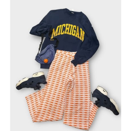 [USED] ORANGE ニットパンツ
