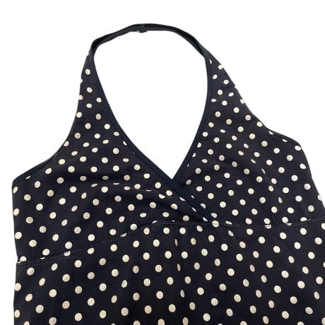[USED] ドットのホルターネックTOPS