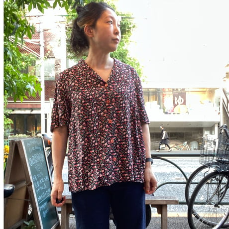 [USED] 花 柄オープンシャツ💐