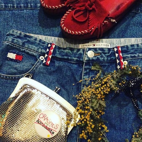 [USED] "TOMMY HILFIGER" LONG デニムスカート