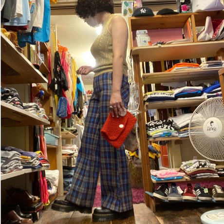 [USED] ストロー編みクラッチBAG