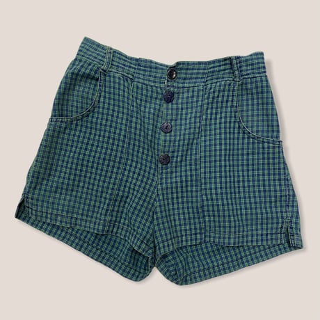 [USED] GREEN CHECK SHORTS🩲