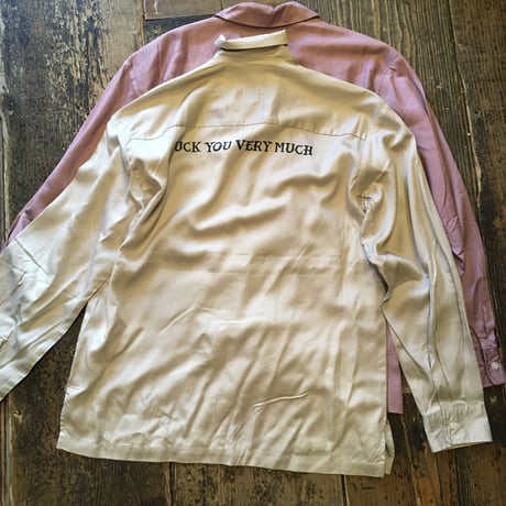 [Naughty] "FUCK YOU VERY MUCH" RAYON L/S SHIRTS
