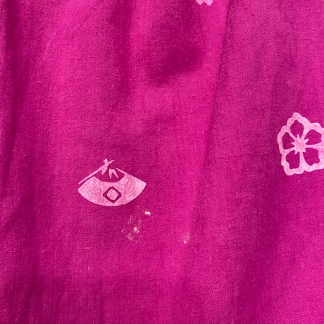 [USED] 70‘s 和柄ロングワンピース 💜