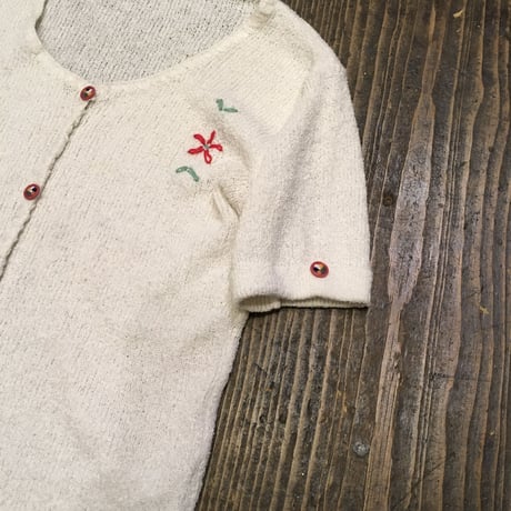 [USED] 半袖ホワイトニット