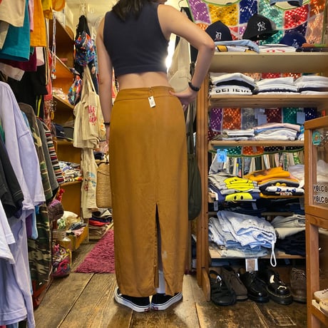 [USED] 100% SILK LONG SKIRT