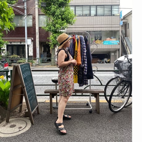 [USED] コーヒー豆 ショート丈サロペット