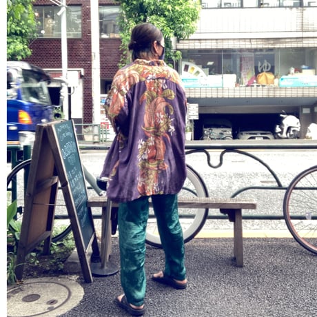 [USED] 80's Vintage STUSSY レーヨン アロハ