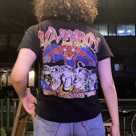 [USED] VINTAGE "LOVER BOY" BOOT Tee