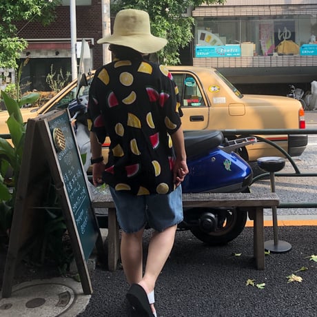 [USED] フルーツ柄シャツ