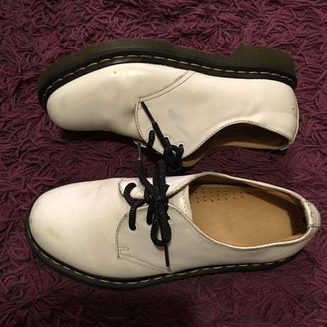 [USED] Dr.Martens WHITEレザー/3HOLE