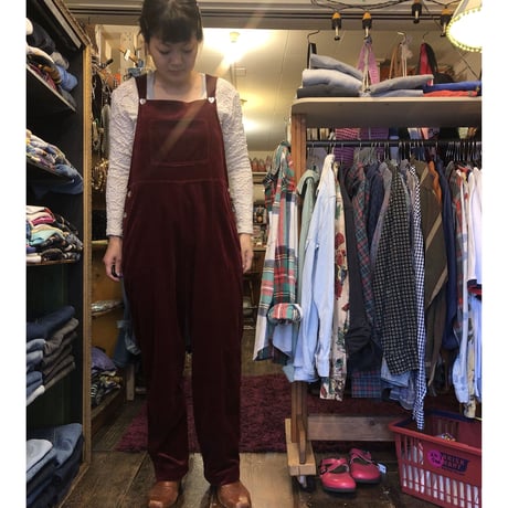 [USED] ベロア オーバーオール!
