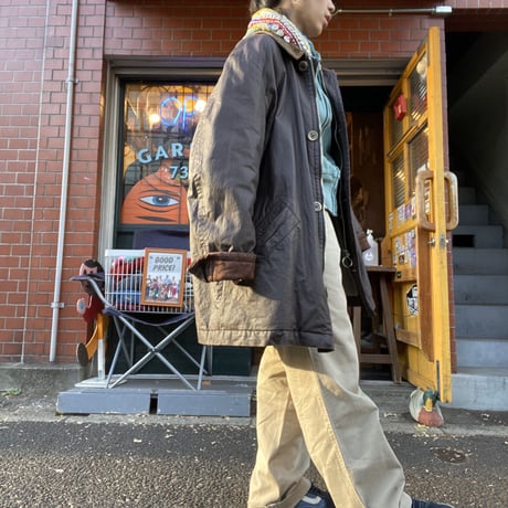 [USED] 大きめ こげ茶のオイルドジャケット