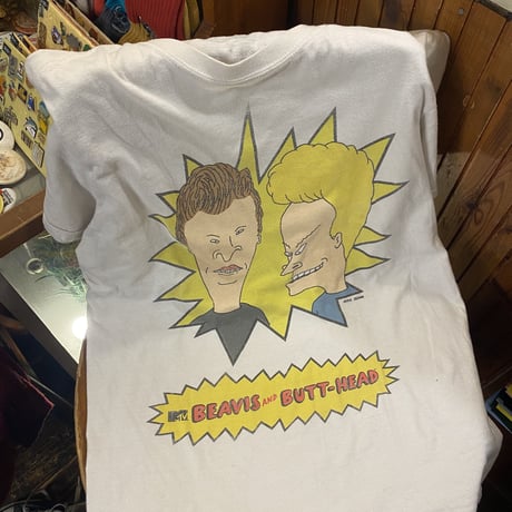 [USED] BEAVIS AND BUTT-HEADプリントTシャツ