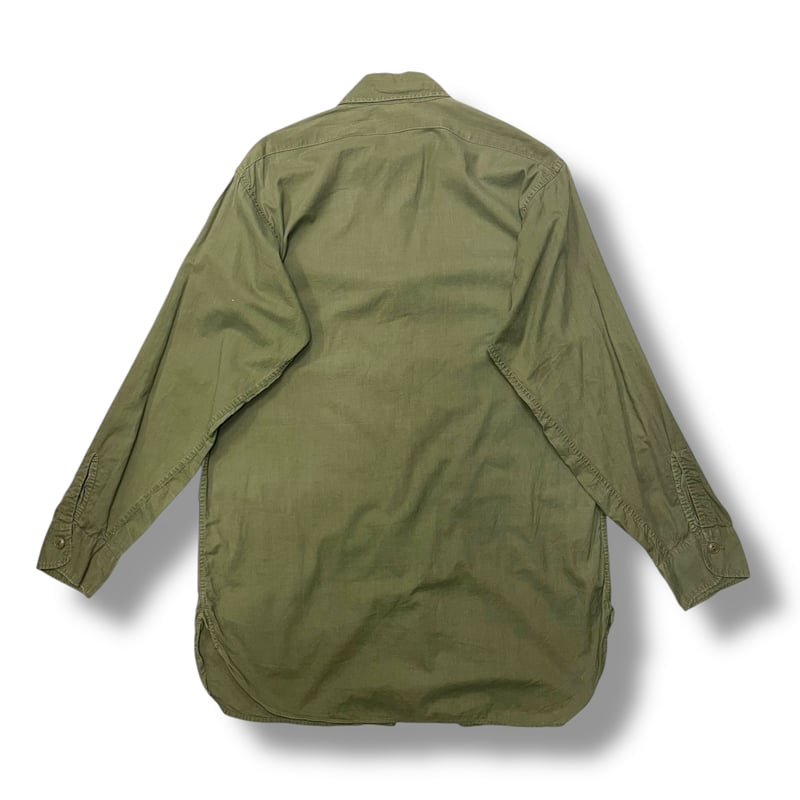 ★ミリタリー 英字 ヴンテージ風 ペイント カーキ ARMY 男前 シャツ★ VINTAGE] MILITARY風 L/S SHIRT | garden730