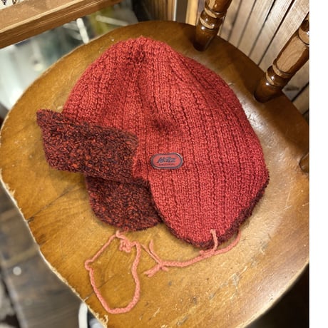 [USED]耳付きニット帽🟥🧶